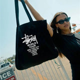 Stussy Handbag Two-Color Portable Simplicity