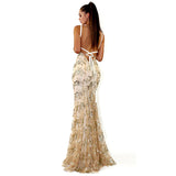 Olivia Wilde Dress V-neck Brace Backless Sequined Lace-up Dress