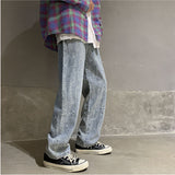 Kanye West Sunday Service Pant Vintage Scrape Jeans Men's Loose Straight