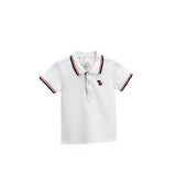 Children T Shrits Summer Boys' Lapel Short Sleeve Embroidery