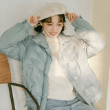 Women Winter Coats Puffer Jacket Down Coat White Duck Down Jacket Female Stand Collar Loose Small Winter