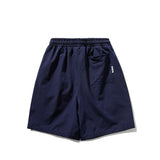 Men Shorts Summer Men's Solid Color Casual Pants Retro Loose Shorts