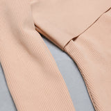 Winter Formal Dresses Knitted Dress Temperament Midriff Outfit Bandage Dress
