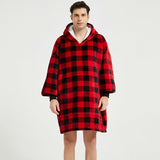 Hoodies Blankets Hooded Lazy Blanket plus Size Home Leisure