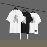 We11 Done T Shirts Necklace Bear Reflective Men's and Women's Same Summer