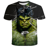 Marvel T Shirt Summer Short Sleeve T-shirt Printed T-shirt