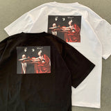 Caravaggio T Shirt Caravaggio Classic Oil Painting T-shirt Casual Fashionable