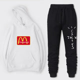 Travis Scott Astroworld Hoodie & Pant 2 Piece Set Autumn and Winter Warm Hoodie Men