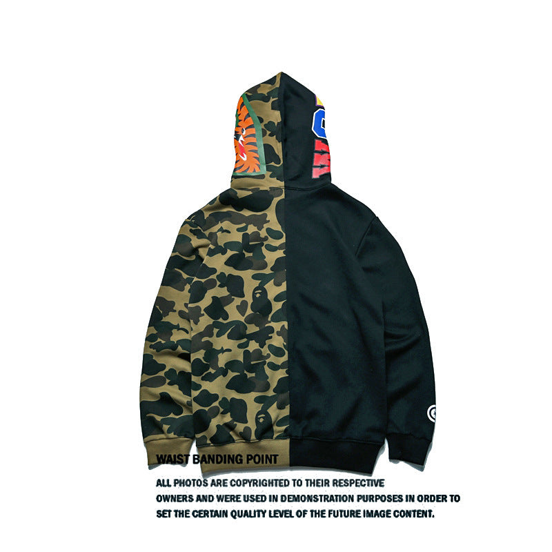 WGM Dressing Camouflage Hooded Jacket Men's Spring and Autumn Long-Sleeved Sweater