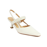 Nude Block Heel Peep Toe Sandals