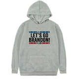 Let'S Go Brandon Hoodie Letter Sweater Men'S And Women'S Long Sleeves Hooded Sweater