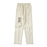 Kanye West Sunday Service Pant Stitching Zipper Dungarees Terry Trousers Couple