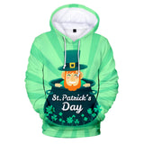 Saint Patrick's Day Closing 3D Printed Casual Baseball Uniform