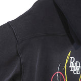 Rhude Hoodie Retro Rhude High Street Line Butterfly Print Casual OS Loose Sweater