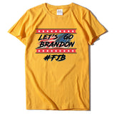 Let's Go Brandon T Shirts Brandon Printed Short-Sleeved T-shirt Women's Bottoming Shirt