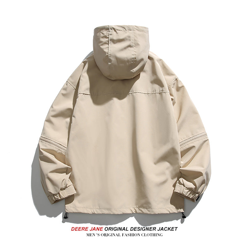 Men Jacket Spring Coat Men Loose All-Matching Jacket