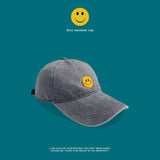 Smiley Face Cap Baseball Cap Summer Peaked Cap