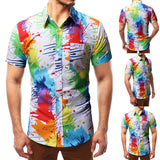 Men Hawaii Shirts Men Loose Casual Shirt