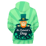 Saint Patrick's Day Closing 3D Printed Casual Baseball Uniform
