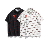 Men's T-Shirt Summer Men's Case Printed Shirt Casual Short Sleeve