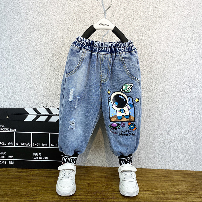 Toddler Boys Pants Boys' Jeans Trousers Loose