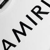 Amiri T Shirt Letter Print Casual Hip Hop round Neck Short Sleeve T-shirt