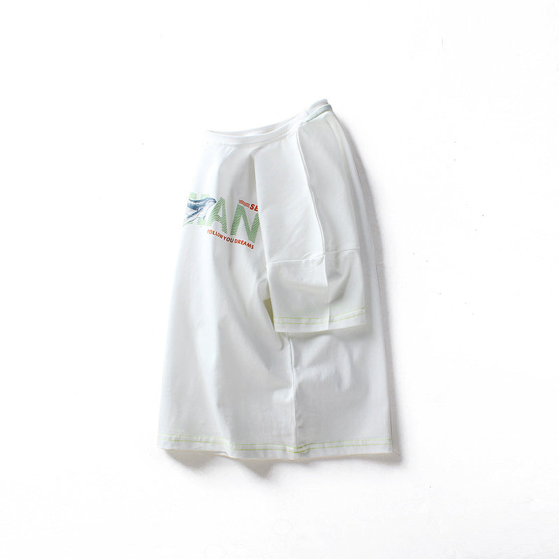 Children T Shrits Summer Boys Short Sleeve Printed Short Sleeve