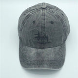 Stussy Cap Letter Embroidery Washed Cloth Baseball Cap