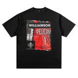 Stephen Curry Shirt NBA Star Collection Printed Short-Sleeved T-shirt