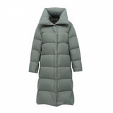 Women Winter Coats Puffer Jacket Down Coat Autumn and Winter Large Lapel White Duck Down Jacket Winter Clothing Coat