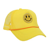 Smiley Face Cap Spring/Summer New Baseball Cap Solid Color Peaked Cap