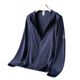 Sun Resistant Clothes UPF50 Ice Silk Mesh Breathable Sun Protection Clothing Outdoor Cycling
