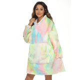 Hoodies Blankets Koala Pattern Hooded Suede Casual Lazy Blanket