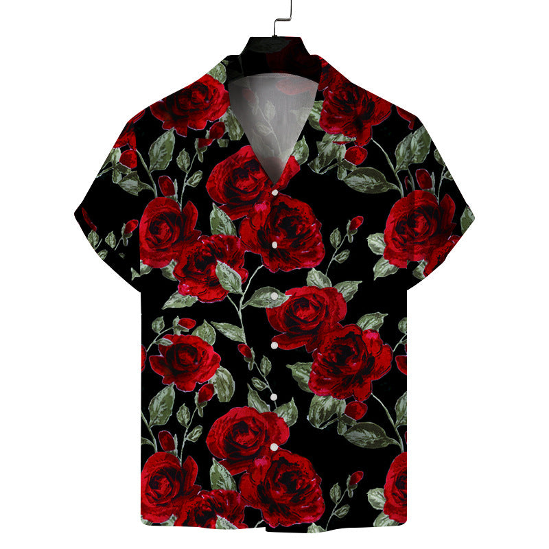 Men Beach T Shirts Spring New Men's Short Sleeve