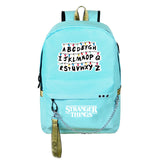 Stranger Things Hellfire Club Backpack Stranger Things Peripheral Schoolbag USB Charging Backpack