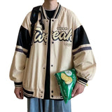 Cream Color Varsity Jacket Baseball Uniform Jacket