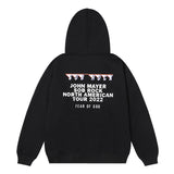 Grafitti Sweatshirts Autumn and Winter Letter Printing Hip Hop Men and Women Loose Casual