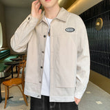 Corduroy Varsity Jacket Corduroy Coat Men's Spring and Autumn Jacket Casual Student Autumn and Winter Clothes Top Clothes