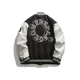 Baby Blue Varsity Jacket Winter Baseball Uniform Cotton Clothes Letter Embroidery