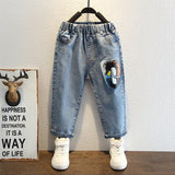Toddler Boys Pants Children's Jeans Spring and Autumn Casual
