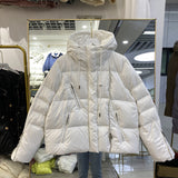 Women Winter Coats Puffer Jacket Down Coat Down Jacket Women's Short Glossy Wash-Free White Duck Down Winter Clothes