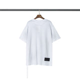 We11 Done T Shirts Loose Black Striped Casual Men and Women Same Style