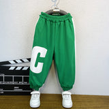 Toddler Boys Pants Boys' Spring and Autumn Sweatpants Sports Casual Thin