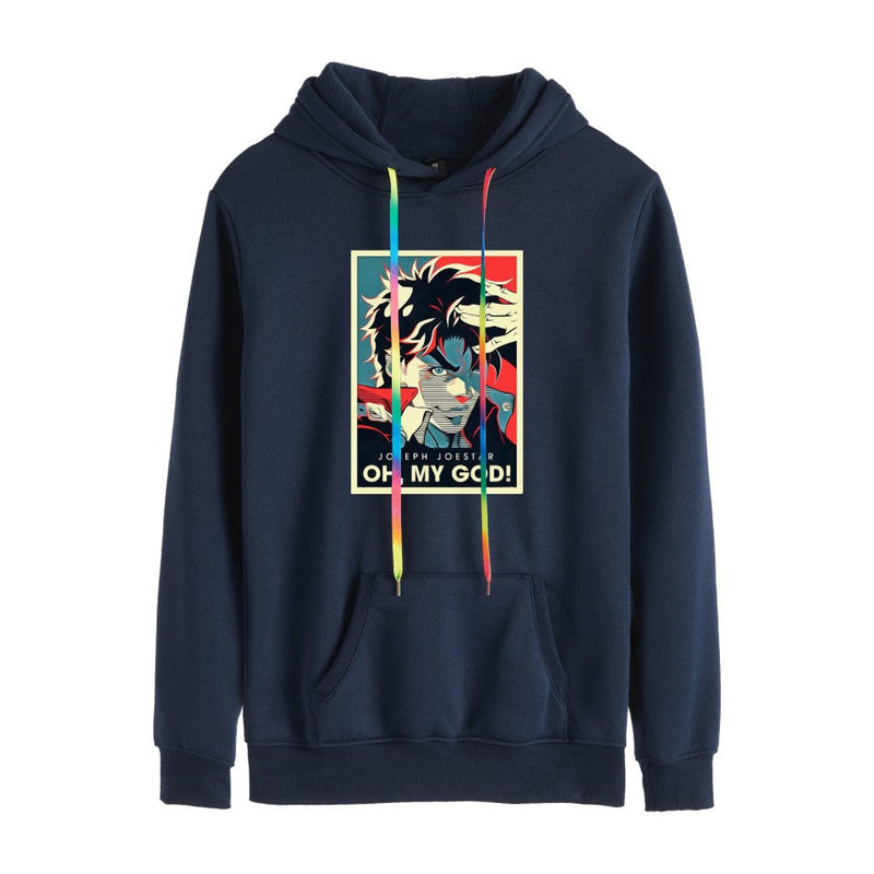 JoJo's Bizarre Adventure Dressing Fashion Casual Hooded Sweatshirt