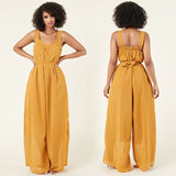 Jumpsuit Wide Leg Summer Pants Slimming Jumpsuit Jumpsuit Chiffon Jumpsuit