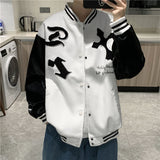 Cream Color Varsity Jacket Vintage Baseball Uniform