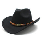 Cowboy Hats Denim Bowler Hat for Men and Women Felt Cap