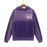 Rrr123 Hoodie Gradient Vintage Loose Hooded Sweater