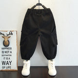 Toddler Boys Pants Boys Cargo Pants Spring and Autumn Children's Autumn Clothing