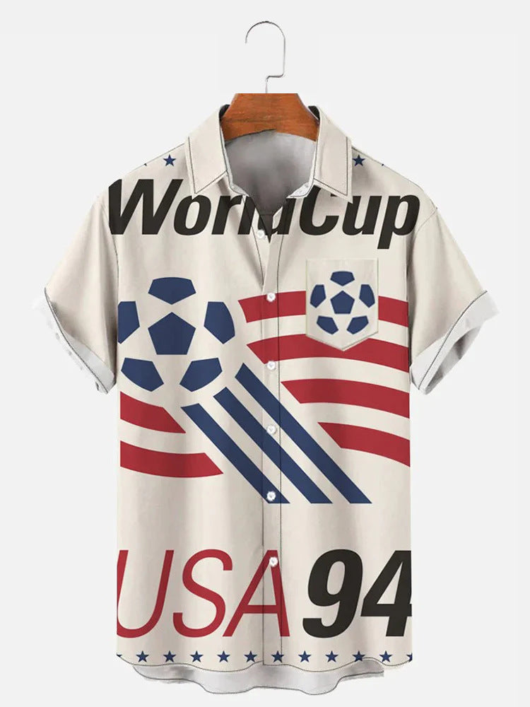 Men Beach T Shirts Men's Short Sleeve Shirt
